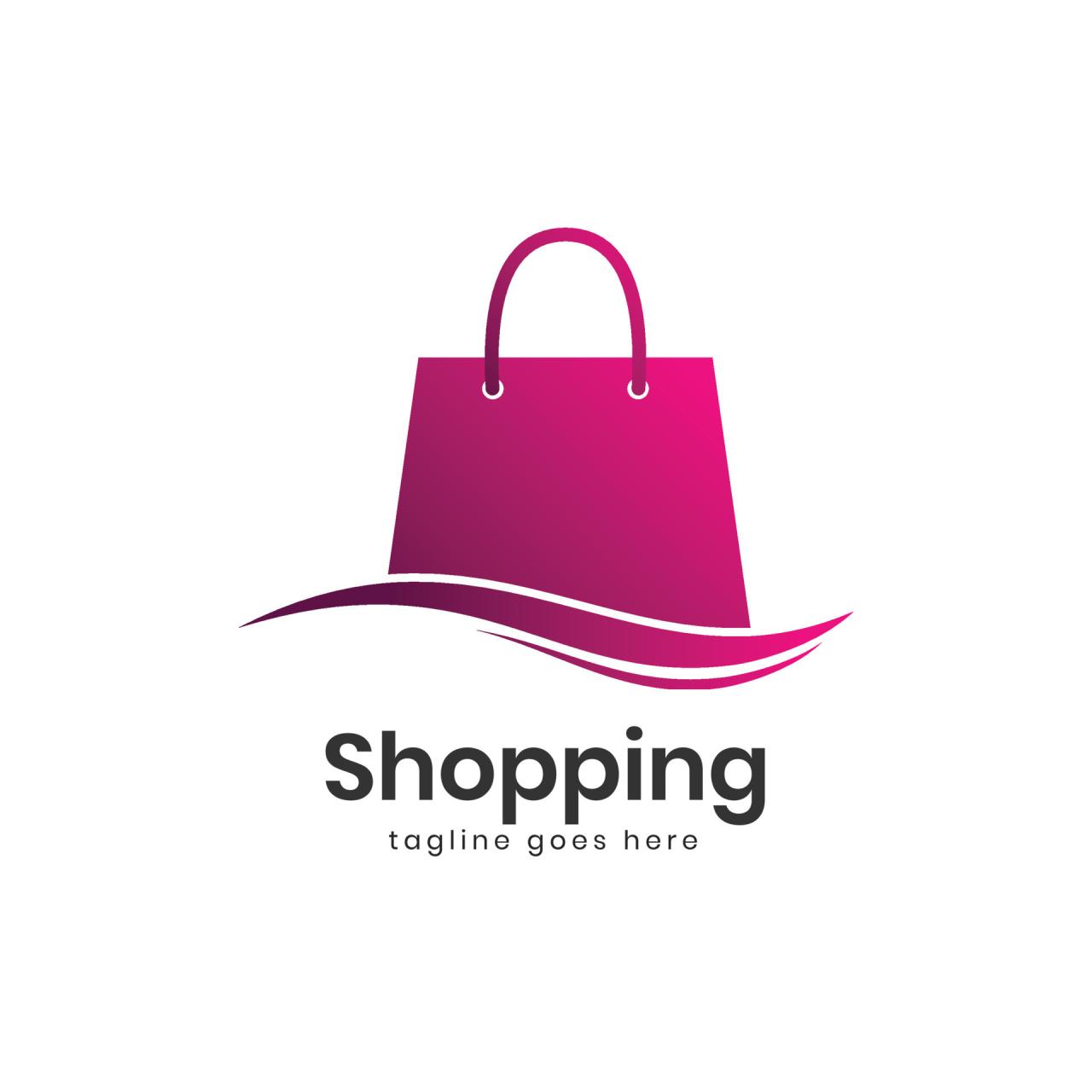 Online shop logo design 15584182 Vector Art at Vecteezy
